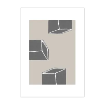 Dimensions plakat - 50x70 cm - Scandi Living