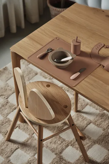 Dine bestiksæt silikone 3 dele - Blush - Scandi Living