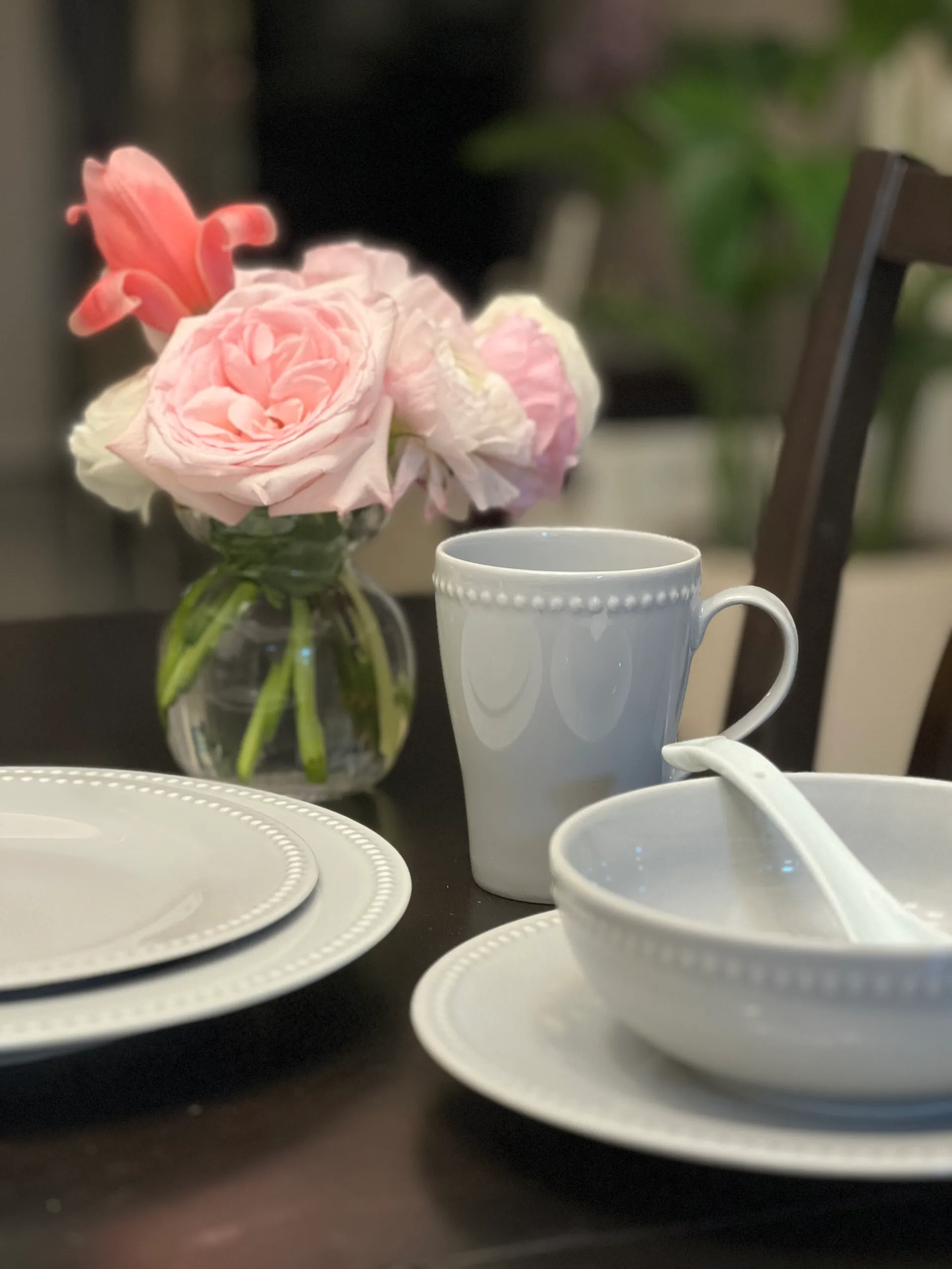 Dots krus 35 cl 4 stk., Grå Scandi Living