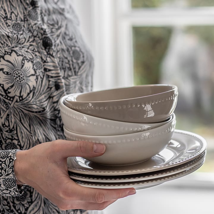 Dots morgenmadsskål 60 cl 4 stk., Beige Scandi Living