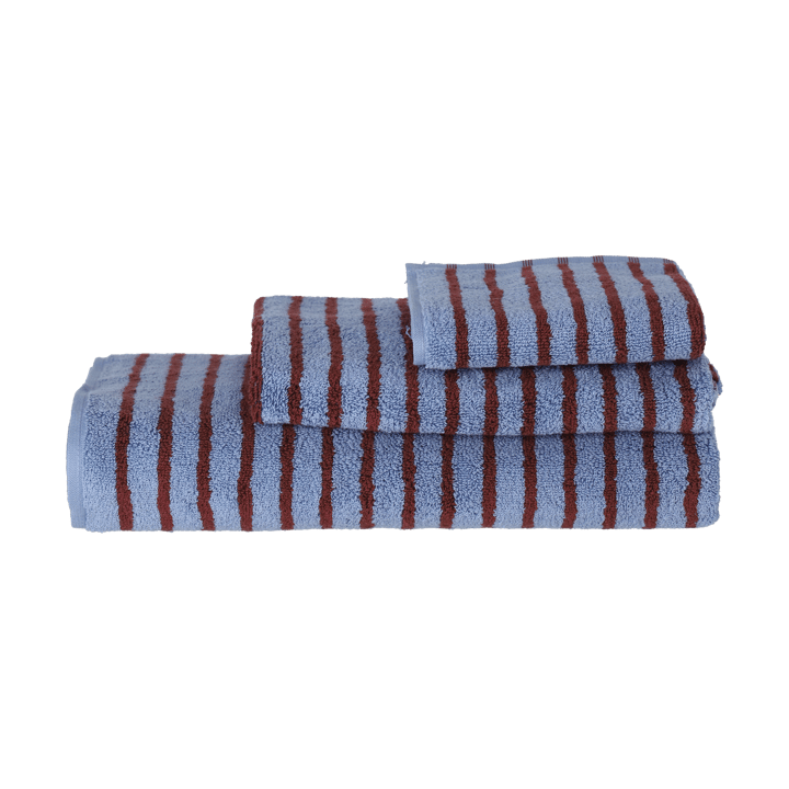 Drift badehåndklæde 70x140 cm, Blå-rød Scandi Living