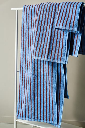 Drift badehåndklæde 70x140 cm - Blå-rød - Scandi Living