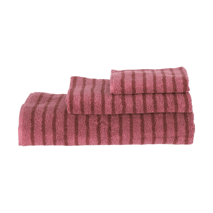 Drift badehåndklæde 70x140 cm, Lyserød-rød Scandi Living