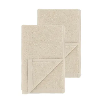 Drift badehåndklæder 100x150 cm 2-pak - Hvid - Scandi Living