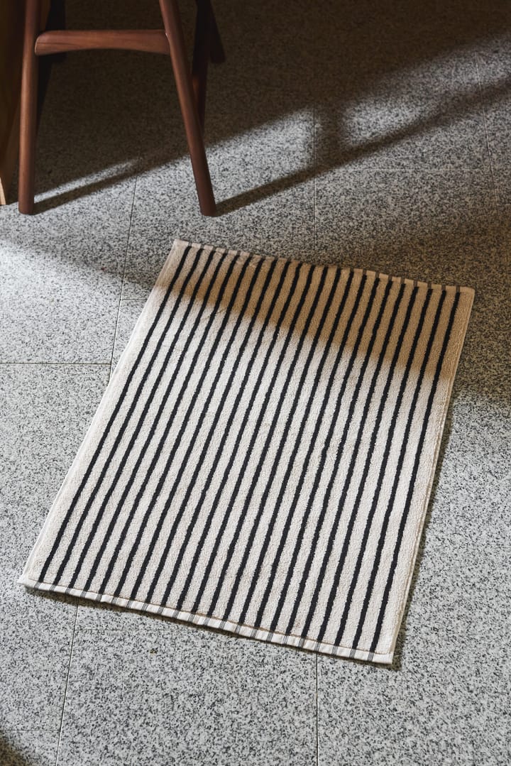 Drift bademåtte 50x70 cm, Hvid-sort Scandi Living