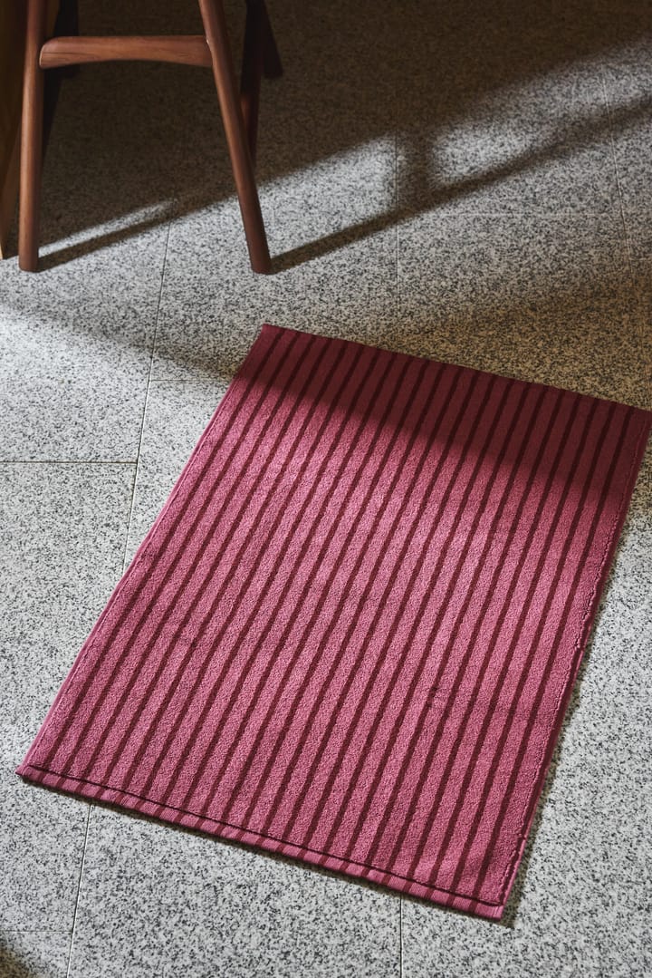 Drift bademåtte 50x70 cm, Lyserød-rød Scandi Living