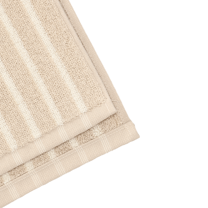 Drift håndklæde 30x50 cm, Beige-hvid Scandi Living