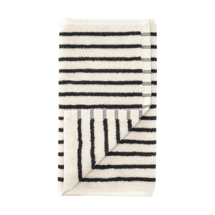 Drift håndklæde 30x50 cm - Hvid-sort - Scandi Living