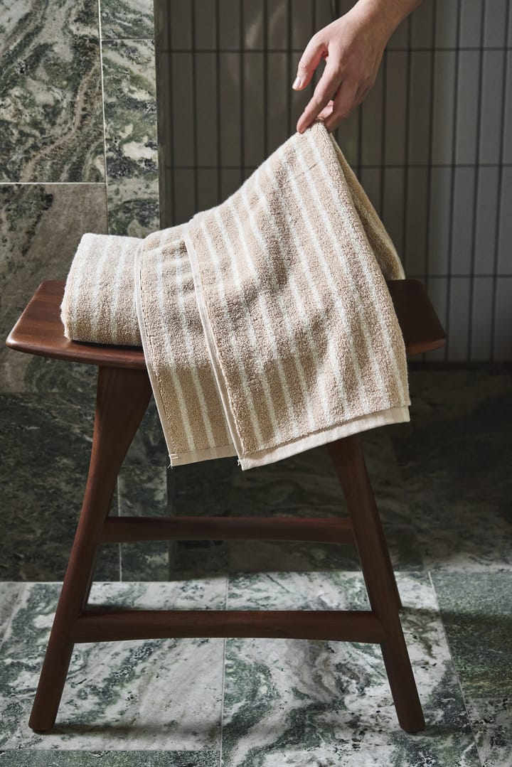 Drift håndklæde 50x70 cm, Beige-hvid Scandi Living