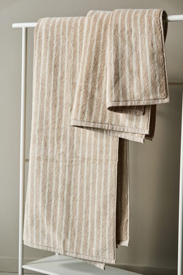 Drift håndklæde 50x70 cm - Beige-hvid - Scandi Living