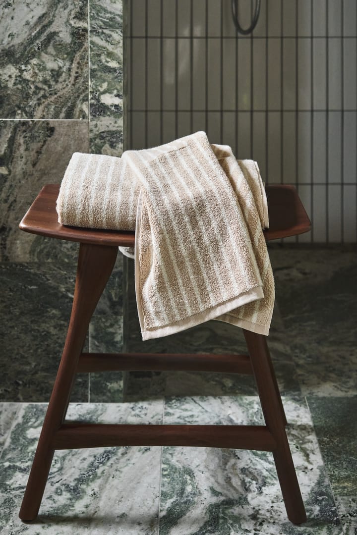 Drift håndklæde 50x70 cm, Beige-hvid Scandi Living