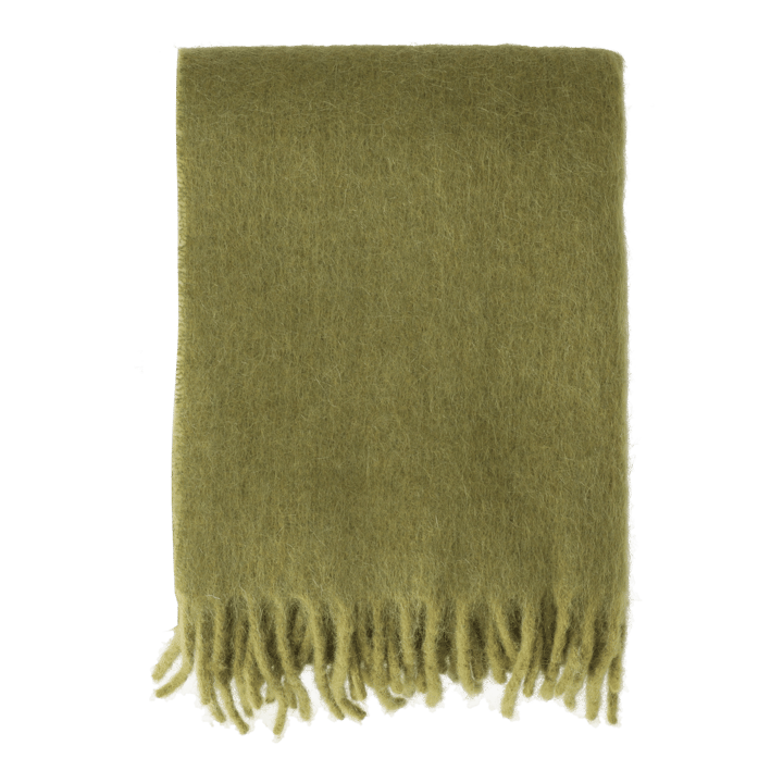 Dune mohair plaid 130x170 cm - Olive - Scandi Living