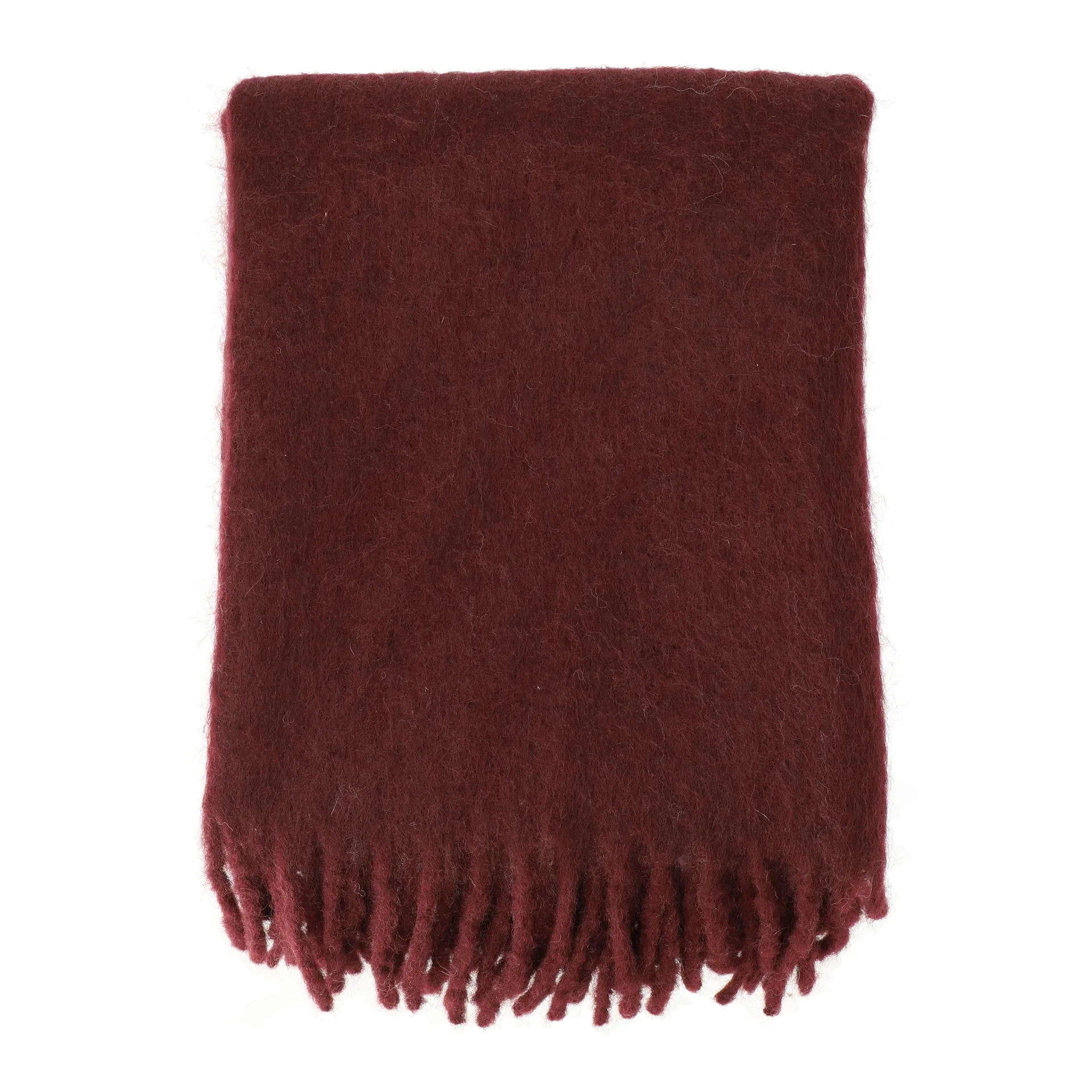 Dune mohair plaid 130x170 cm, Plum Scandi Living