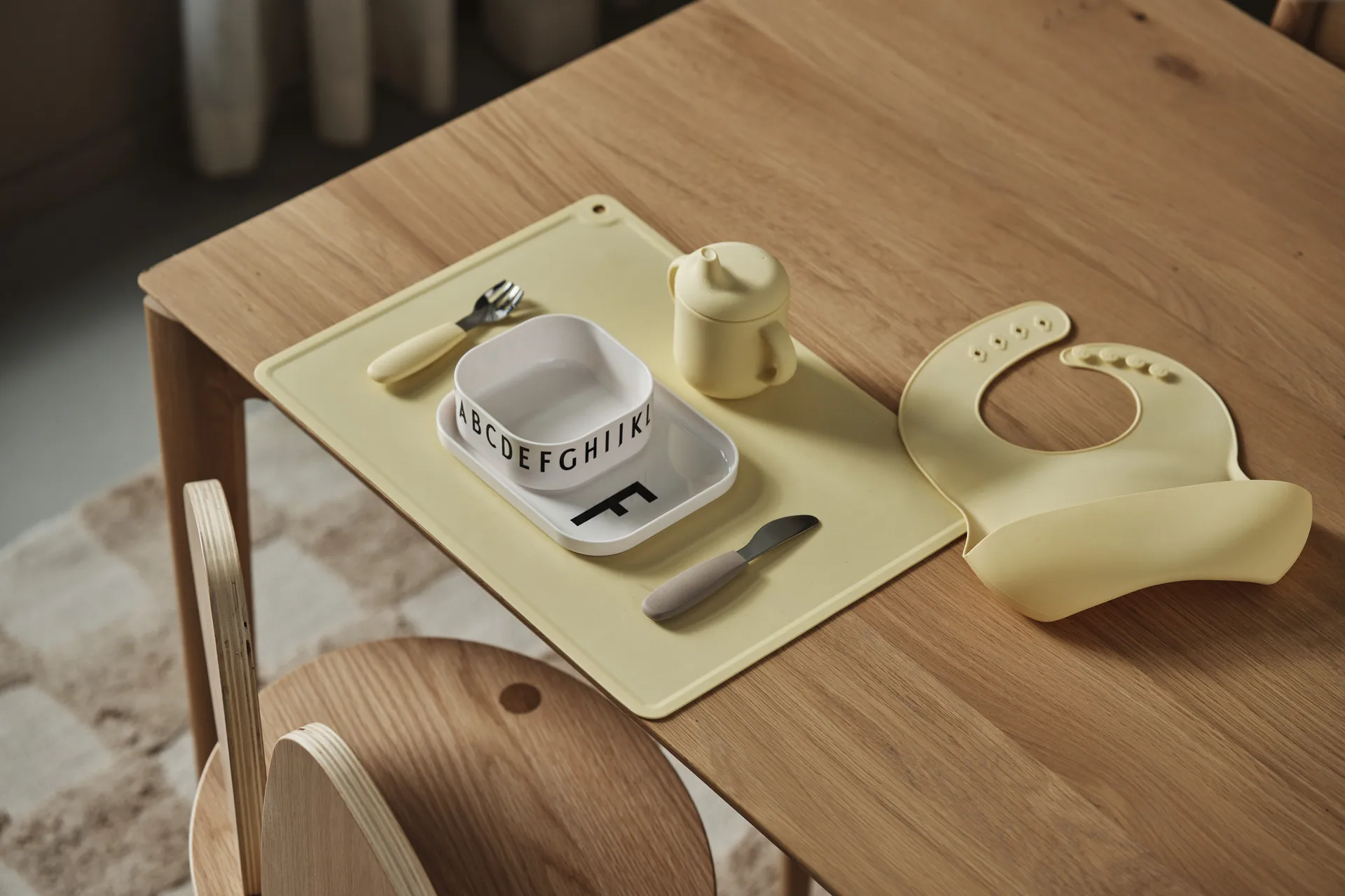 Elvie drikkekop silikon 180 ml, Lemon Scandi Living