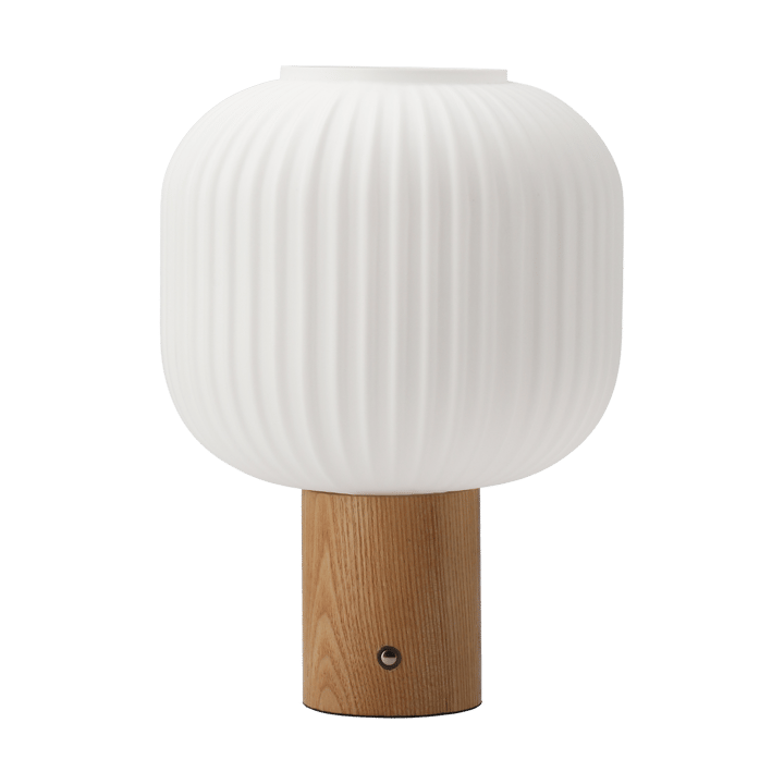 Fair bærbar bordlampe, Frostet glas-ask Scandi Living