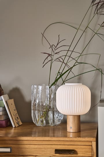 Fair bærbar bordlampe - Frostet glas-ask - Scandi Living