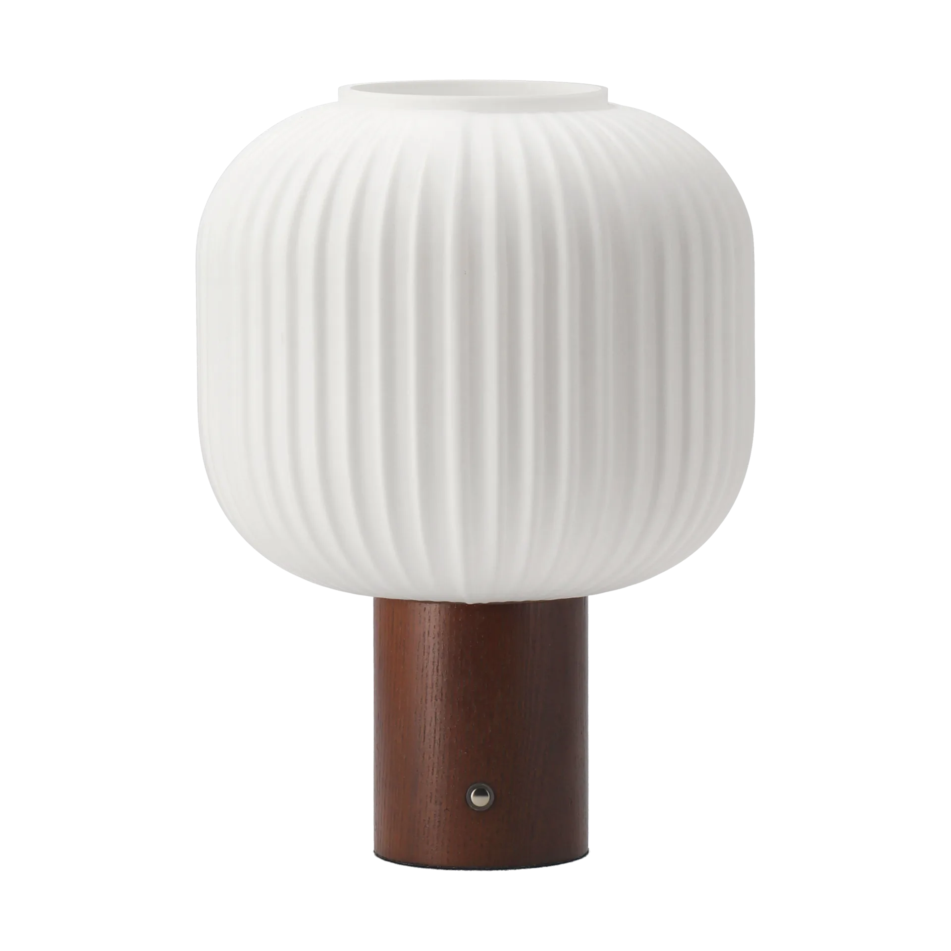 Fair bærbar bordlampe, Frostet glas-mørkbejdset ask Scandi Living