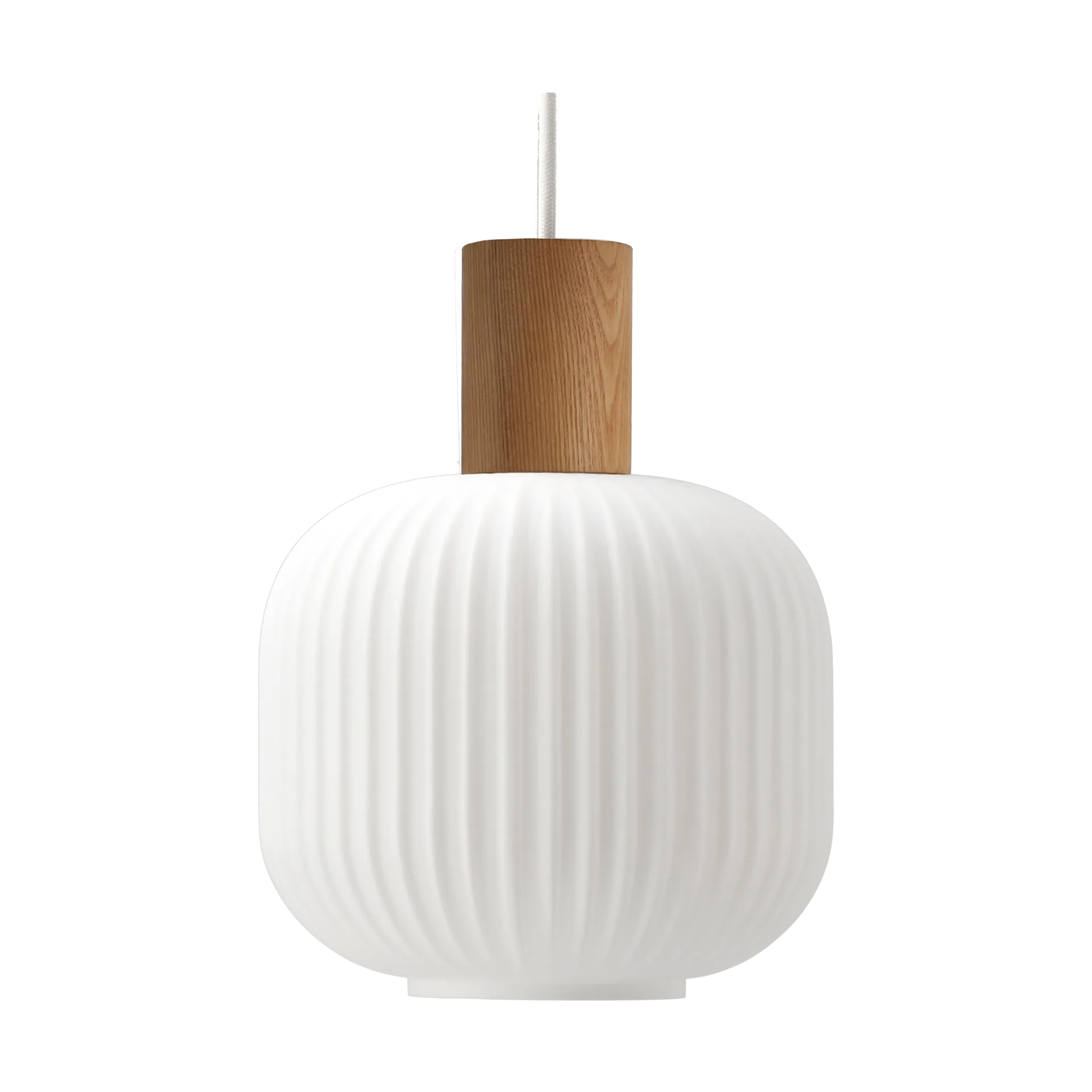 Fair loftlampe Ø20cm, Frostet glas-ask Scandi Living