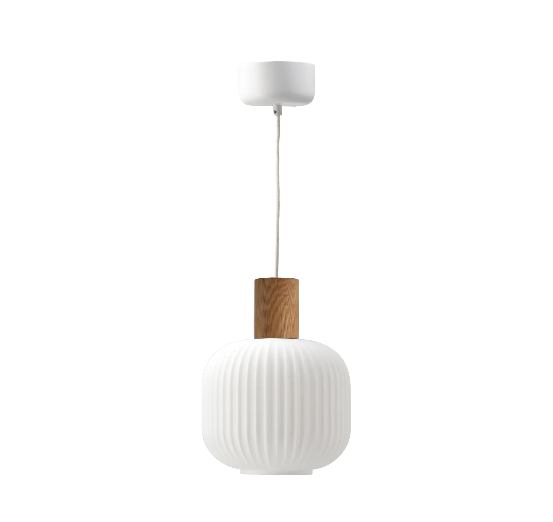 Fair loftlampe Ø20cm, Frostet glas-ask Scandi Living