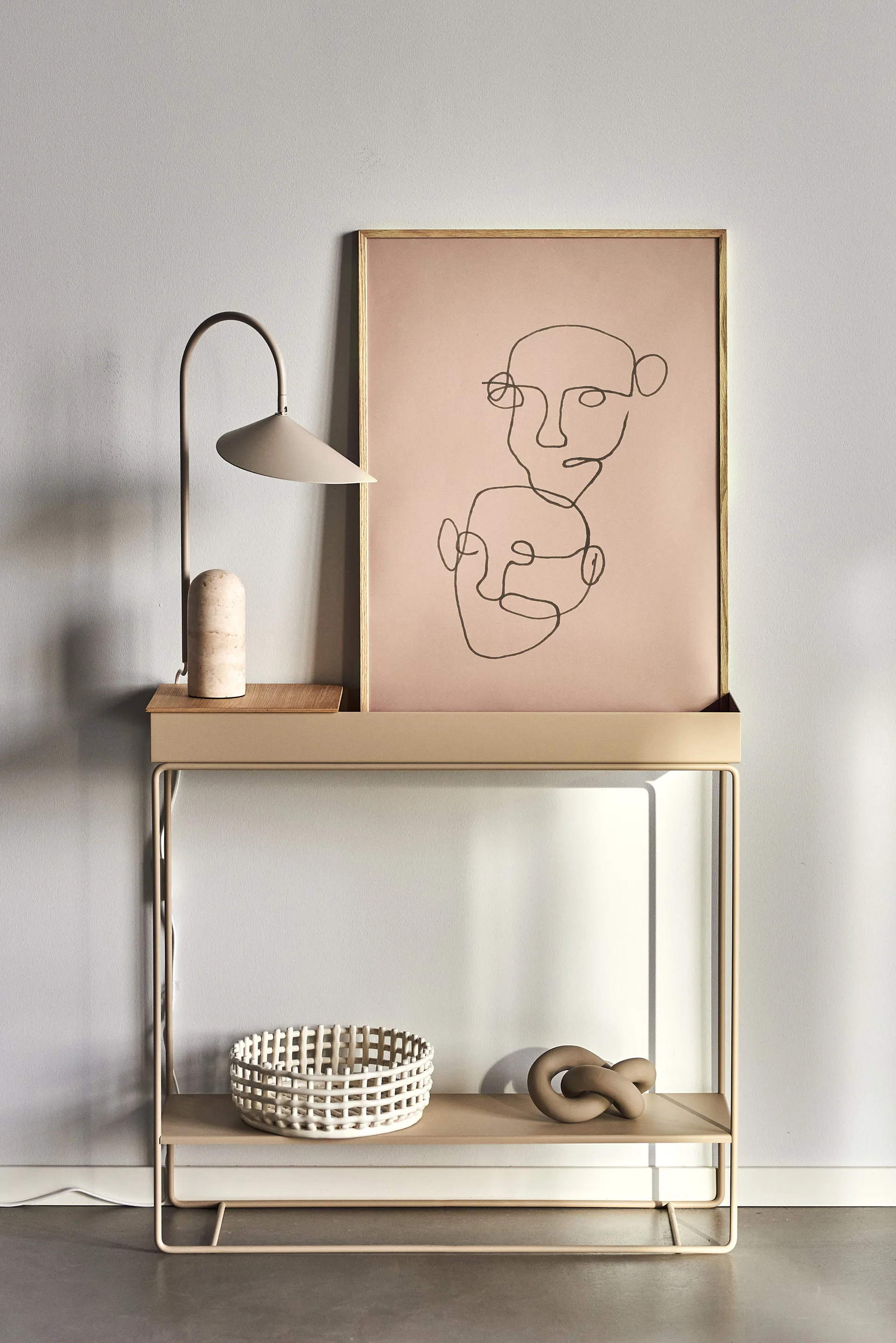 Figurative plakat beige, 50x70 cm Scandi Living