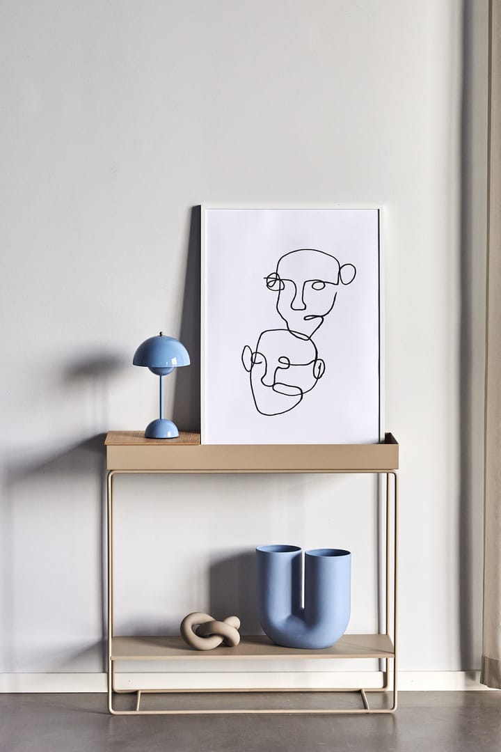 Figurative plakat sort - 50x70 cm - Scandi Living