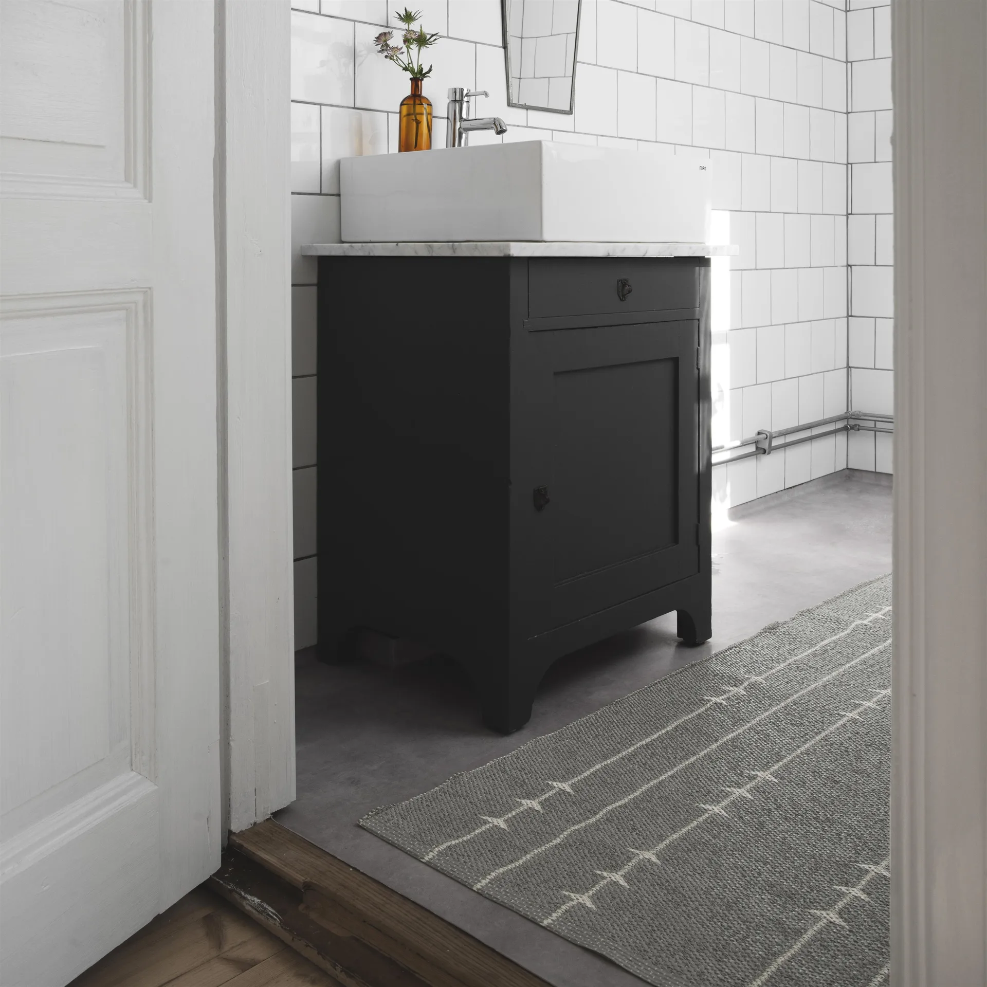 Fir tæppe concrete, 70 x 200 cm Scandi Living