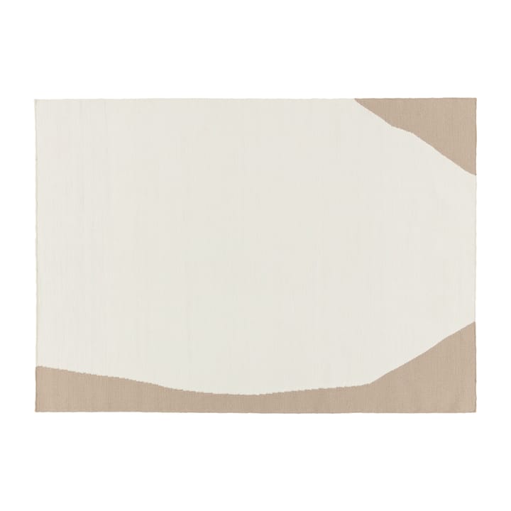 Flow kelimtæppe hvid/beige - 170x240 cm - Scandi Living