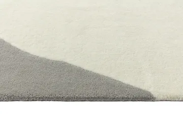 Flow uldtæppe hvid/grå - 170x240 cm - Scandi Living