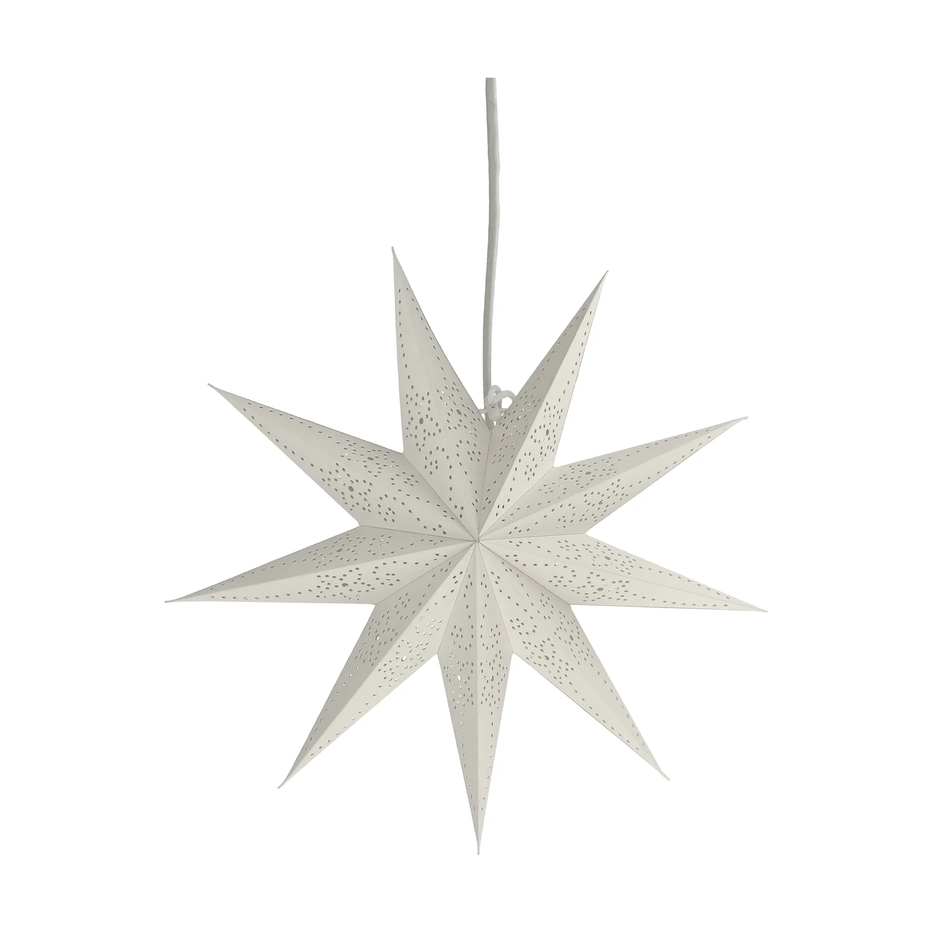 Folk adventsstjerne, Hvid, Ø45 cm Scandi Living
