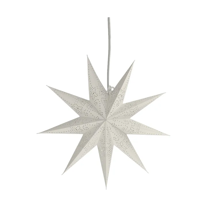 Folk adventsstjerne - Hvid, Ø45 cm - Scandi Living