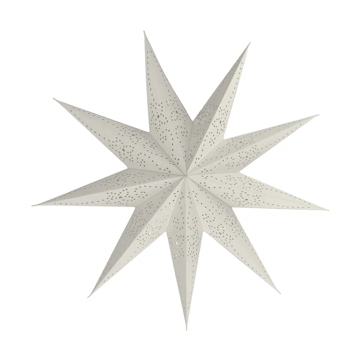 Folk adventsstjerne - Hvid, Ø45 cm - Scandi Living