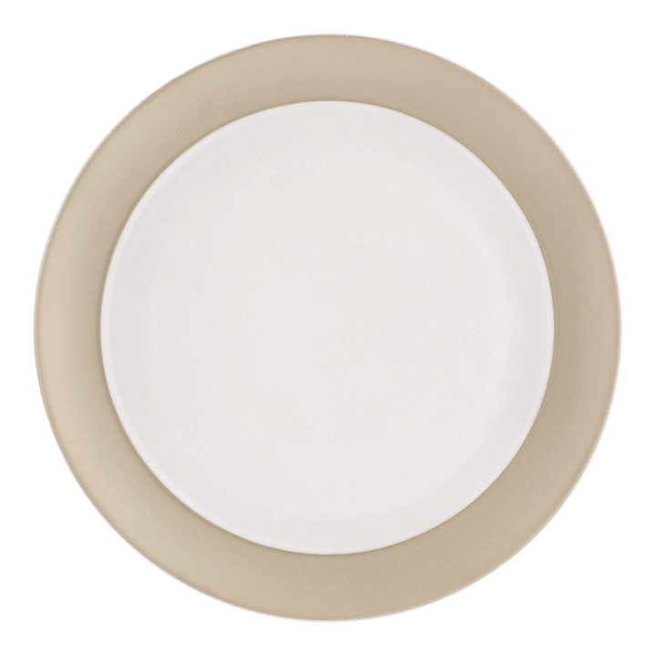 Fossil asiet Ø21 cm - Hvid - Scandi Living