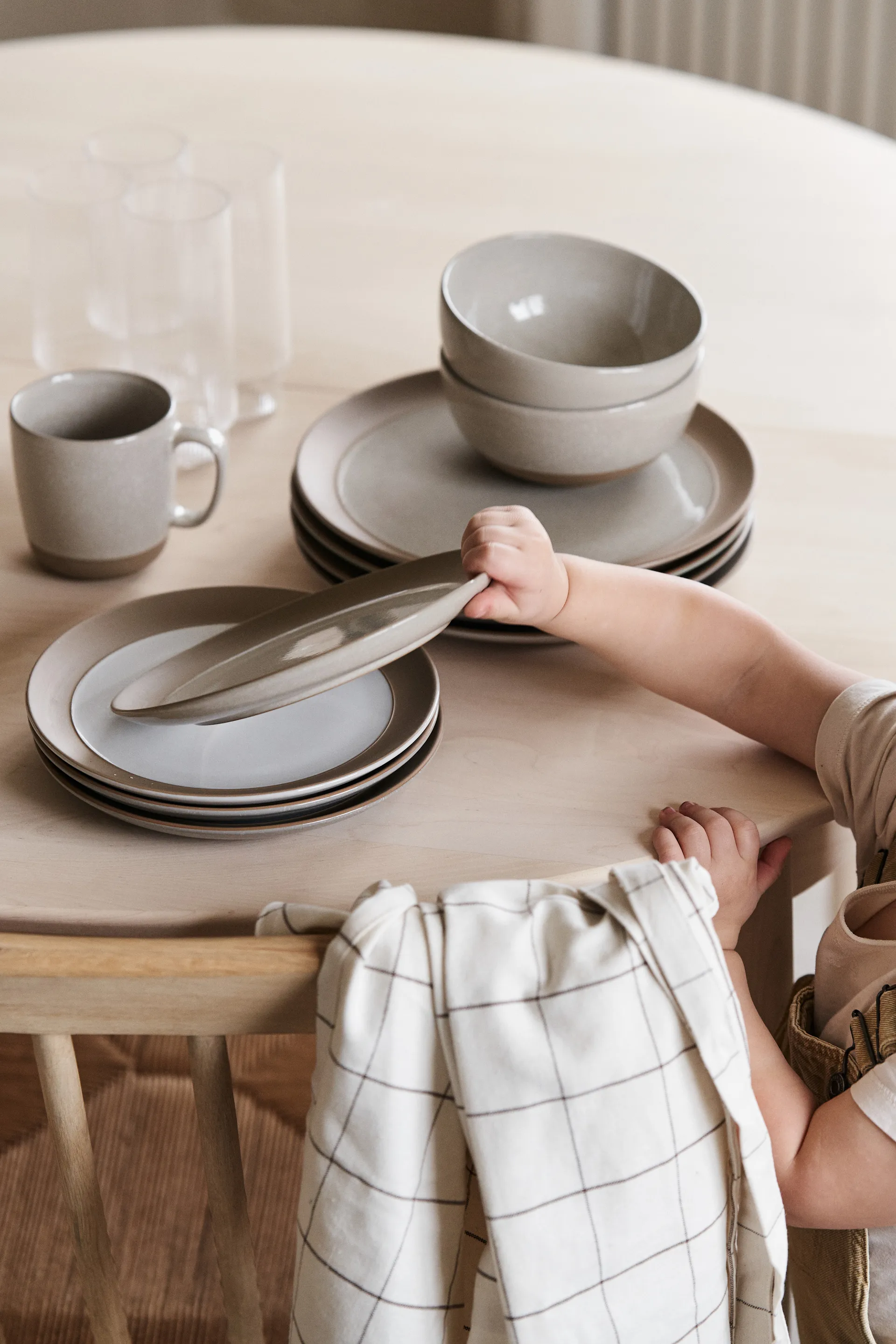 Fossil asiet Ø21 cm, Hvid Scandi Living