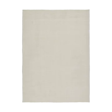 Furrow uldtæppe naturhvid - 200x300 cm - Scandi Living