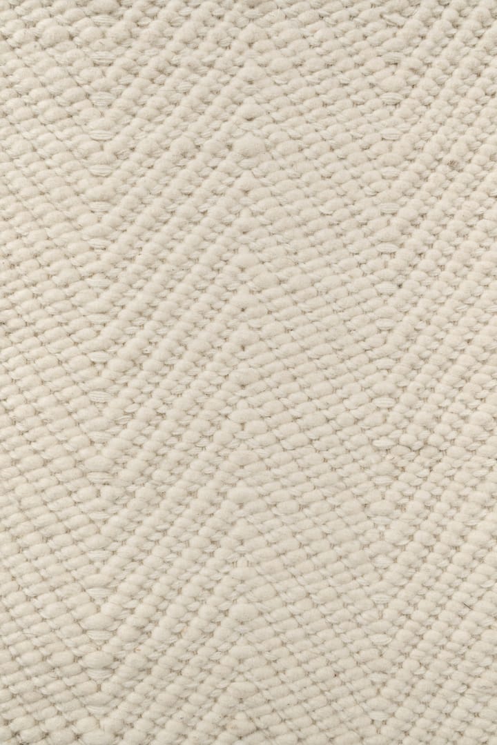 Furrow uldtæppe naturhvid, 80x240 cm Scandi Living