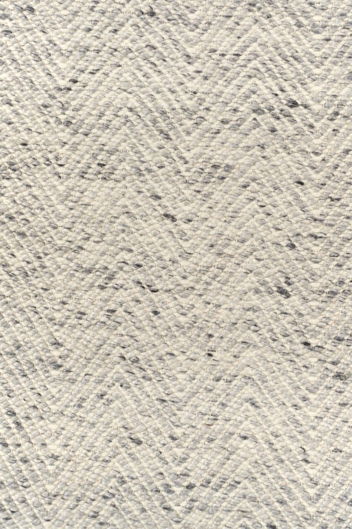 Furrow uldtæppe naturhvid/grå, 200x300 cm Scandi Living