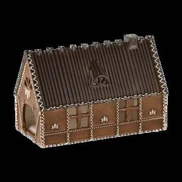 Ginger bread lys hus - 18 cm - Scandi Living