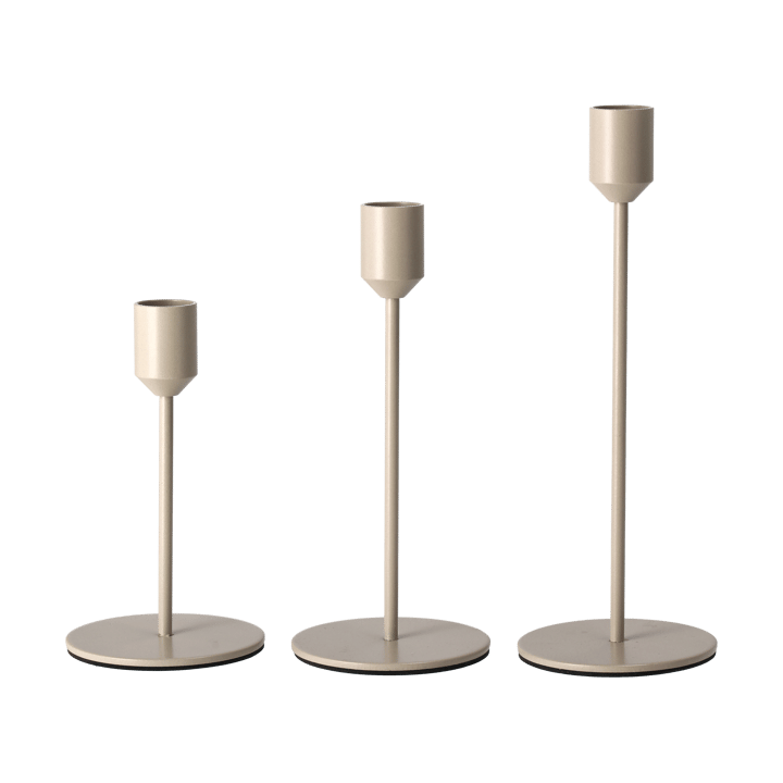 Glare lysestage 18 cm, Greige Scandi Living