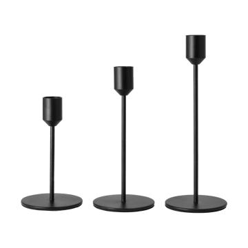 Glare lysestage 18 cm - Sort - Scandi Living