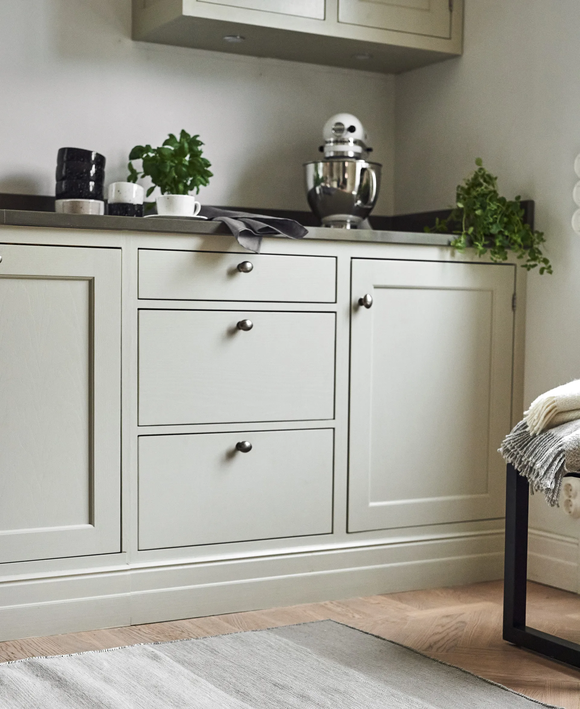 Granite Uldtæpper naturgrå, 170x240 cm Scandi Living