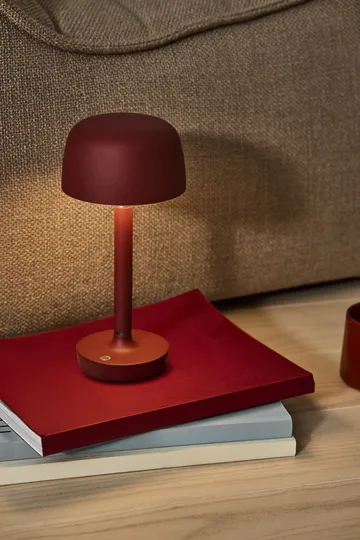 Halo portabel bordlampe 25,5 cm - Burgundy - Scandi Living