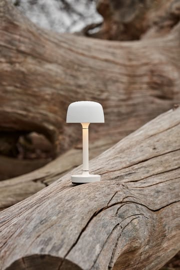 Halo portabel bordlampe 25,5 cm - White - Scandi Living