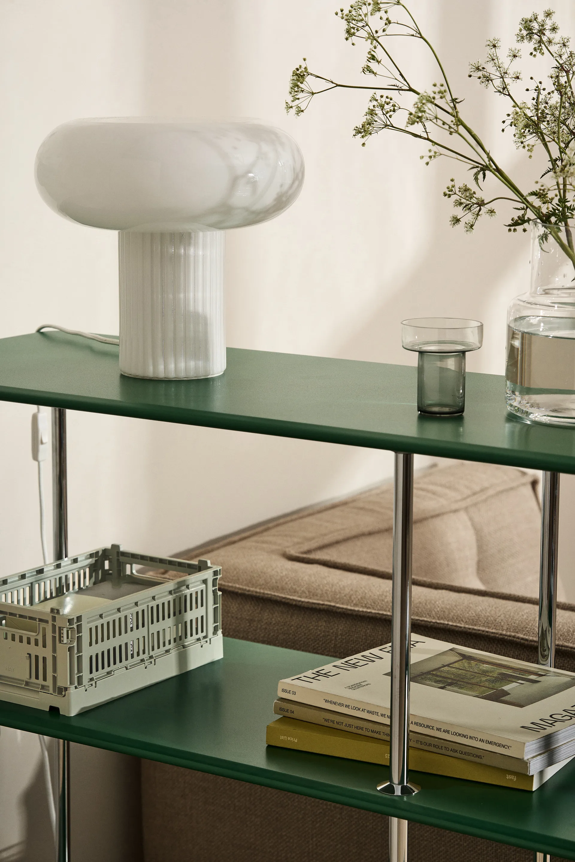 Haven bordlampe 26 cm, Hvid Scandi Living