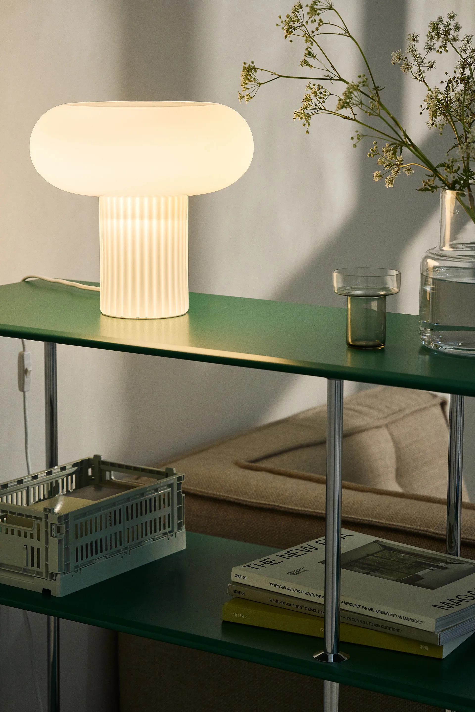 Haven bordlampe 26 cm, Hvid Scandi Living