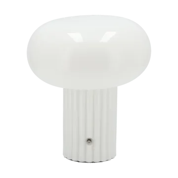 Haven bordlampe bærbar 22 cm - Hvid - Scandi Living