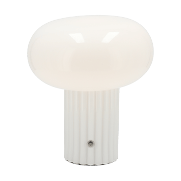 Haven bordlampe bærbar 22 cm - Hvid - Scandi Living