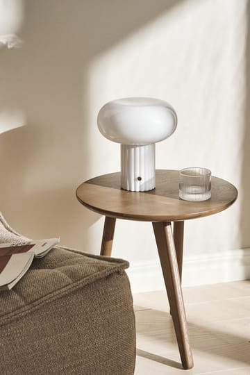 Haven bordlampe bærbar 22 cm - Hvid - Scandi Living
