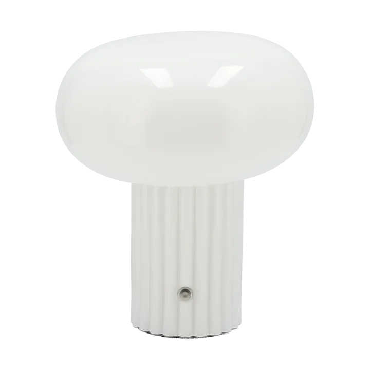 Haven bærbar bordlampe 22 cm - Hvid - Scandi Living