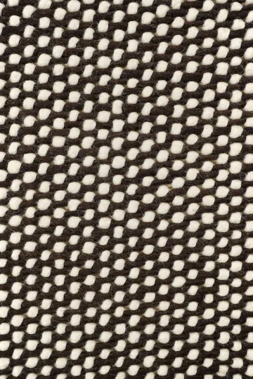 Hill uldmåtte - Hvid-brun, 170x240 cm - Scandi Living