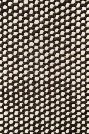 Hill uldtæppe hvid/brun - 170x240 cm - Scandi Living